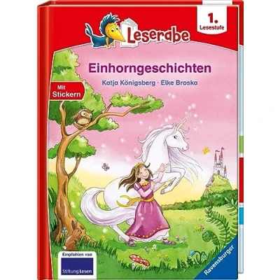 Abbildung von Einhorngeschichten Leserabe ab 1. Klasse Erstlesebuch für Kinder 6 Jahren: Jahren. Mit Stickern (Leserabe Lesestufe)