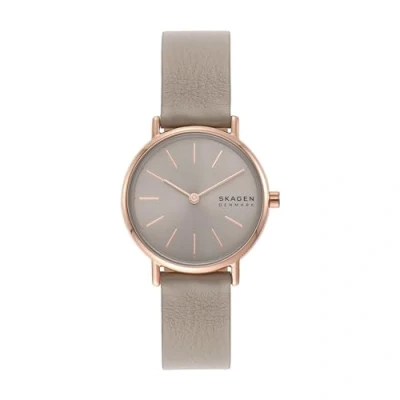 Abbildung von Skagen Signatur Lille Uhr Rose goldcoloured, Damen, Größe: One Size, gold coloured