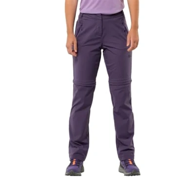 Abbildung von Jack Wolfskin Glastal Outdoorhose, Damen, Größe: 36, Dark grape