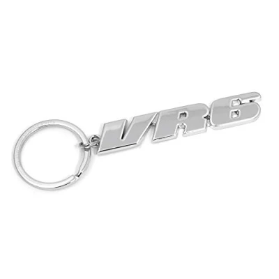 Abbildung von Volkswagen ZCP902855 Schlüsselanhänger VR6 Anhänger Keyring Schlüsselring, Chrom/Silber