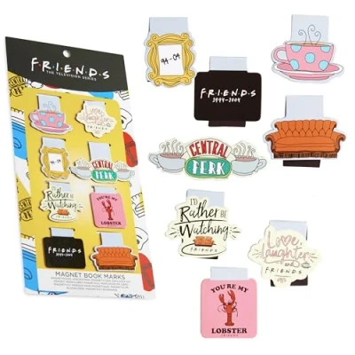 Abbildung von FRIENDS magnetische Lesezeichen Set mit 8 Clips Geschenke für sie (Multipack, Stück)