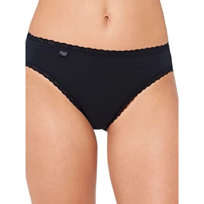 Abbildung von sloggi Damen 24/7 Cotton Lace Tai Slip, Black, 42
