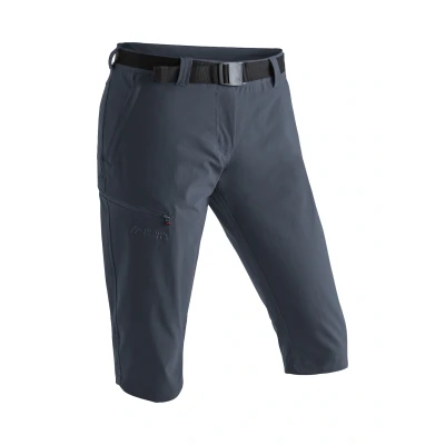 Abbildung von Maier Sports Inara Slim 3/4, Damen Wanderhose, Wasserabweisende Dreiviertelhose für Trekking und Hiking, Enganliegender Schnitt, PFC frei, mSTRETCH pro 4 &amp; Dryprotec, Braun, 38 (W30/L31)