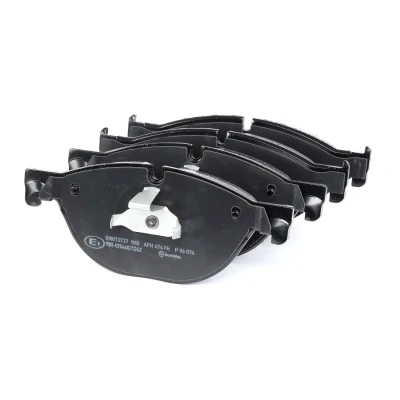 Abbildung von BREMBO P 06 076 Bremsbelagsatz für Verschleißwarnanzeiger vorbereitet mit Kolbenclip ohne Zubehör BMW: 6 Gran Coupe, 5 Saloon, GT kfzteile, mister