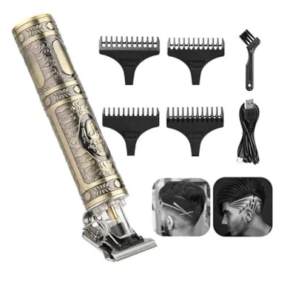 Abbildung von INF Haarschneidemaschine, Bartschneider Herren, Wiederaufladbares Barttrimmer Set, Haarschneider Professionelles Trimmer Langhaarschneider für Friseure