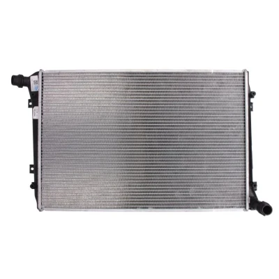 Abbildung von NRF 53814 Kühler, Motorkühlung Aluminium 650 440 34 Kühlrippen gelötet VOLKSWAGEN: Golf 5, Touran I, Plus / Crossgolf, AUDI: A3 Sportback