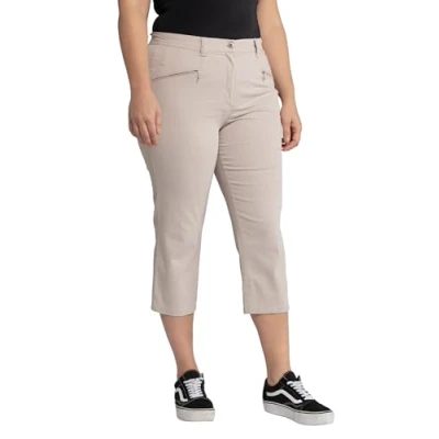 Abbildung von Ulla Popken, Damen, große Größen, Hose Mony, wadenlang