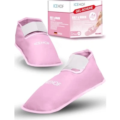 Abbildung von ICEHOF Kühlsocken (1 Paar) Sanfter Stoff Kühl Schuhe mit Gel Kältetherapie für Füße Zehen bei Chemo Therapie Rheuma Eis Socken OneSize Unisex