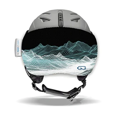 Abbildung von Soggle Vizor Visier Schutz für Visierhelme (Skihelme), Farbe:Vizor digital Mountain