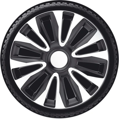 Abbildung von AutoStyle PP 5095SB Radblenden 15Zoll schwarz/silber