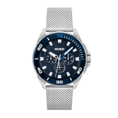 Abbildung von HUGO Chronograph, Herren, Größe: One Size, Silber