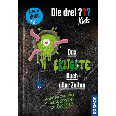 Abbildung von Die drei ??? Kids, Das ekligste Buch aller Zeiten: Hast du den Mut, diese Seiten zu öffnen? Geheimbuch