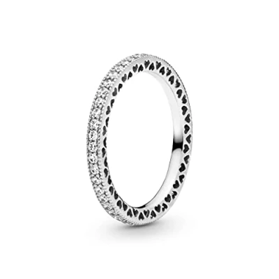 Abbildung von PANDORA 190963CZ 48 Sterling Silber, Cubic Zirkoni Gr