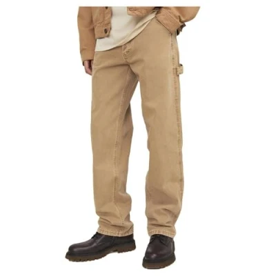 Abbildung von Jack &amp; Jones Jjieddie Jjcarpenter Jeans Relaxed Fit, Herren, Größe: 36x32, Tigers eye