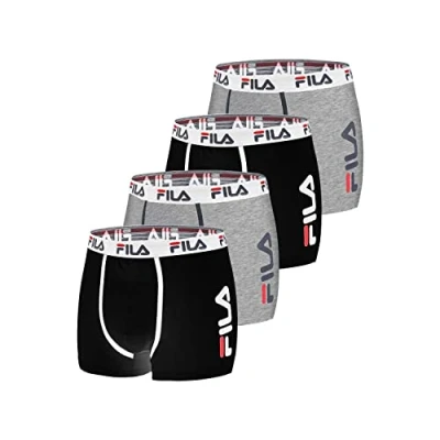 Abbildung von FILA Herren Fi/1bcx4/Fu5040 Boxershorts, Ng., L EU