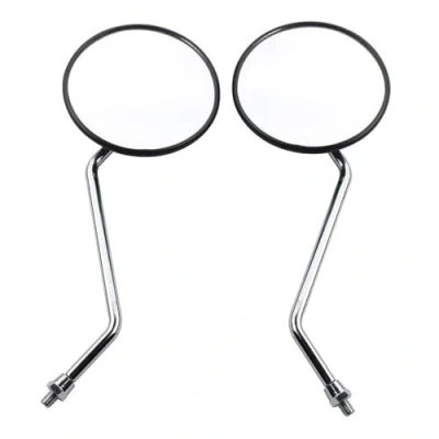 Abbildung von GOOFIT Schwarz Runde Kunststoff R¨¹ckspiegel Ersatz für 50cc 70cc 90cc 110cc 125cc 150cc 200cc 250cc ATV Dirtbike Go Kart Scooter Motorrad