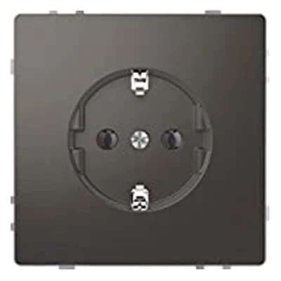 Abbildung von Schneider Electric Merten MEG2301 6034 Schuko Steckdose, Steckklemmen, System Design, Anthrazit