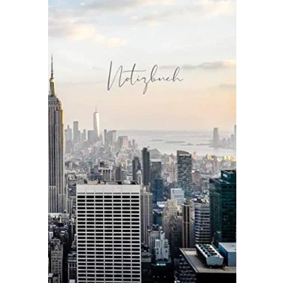 Abbildung von 6x9 Vintage Notizbuch &quot;NEW YORK CITY&quot; (120 Seiten, Softcover, kariert, Notebook, Vintage, Urban, City)