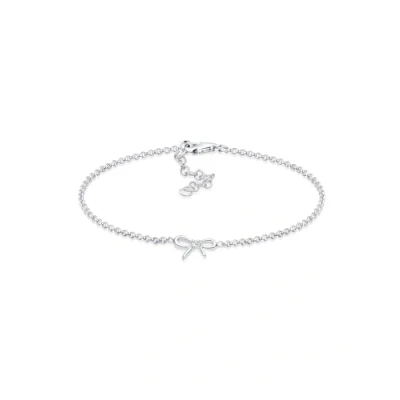 Abbildung von Elli DIAMONDS Bracelet Women Bow Radiant with Diamond (0.015 ct.) in 925 Sterling Silver