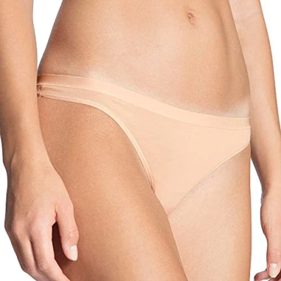 Abbildung von CALIDA Natural Comfort String Damen, niedrig geschnitten, natürlicher Glanz und glatter Griff