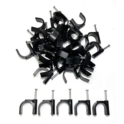 Abbildung von Kabelschellen Nagelschellen für Kabel 22mm, Schwarz 50 Stück