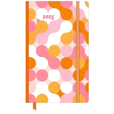 Abbildung von Dominique Vari Optimistic Wochen Notizkalender groß 2025 Taschen Kalender 13x21 cm mit Verschlussband &amp; Falttasche Weekly