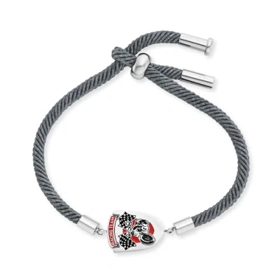Abbildung von Herzengel Kinderarmband Jungen Edelstahl mit Emaille Rennfahrer
