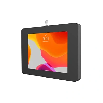 Abbildung von CTA Verriegelbare iPad Wandhalterung Diebstahlschutz, kleines abschließbares Tablet Gehäuse mit Tastensperre und Kabelführung innen für Mini 1, 2, 3, 4, 5, 6, 7 Samsung Tab A 8 Zoll, Lenovo