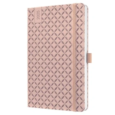 Abbildung von SIGEL J5131 Wochenkalender Jolie 2025, ca. A5, rose, Hardcover, Gummiband, Stiftschlaufe, Einstecktasche, 174 Seiten, vegan, aus nachhaltigem Papier, Terminplaner