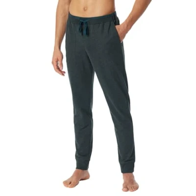 Abbildung von Schiesser Herren Lange Schlafhose Sweatwear Organic Cotton Mix + Relax Pyjamaunterteil, dunkelgrau gem_181186, 48