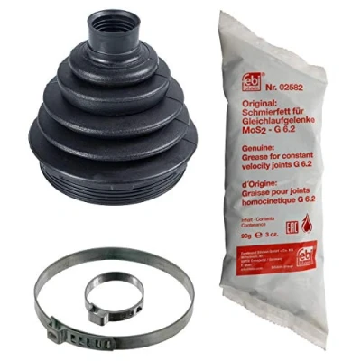 Abbildung von FEBI BILSTEIN 14769 Achsmanschette radseitig, Vorderachse Thermoplast FIAT: Panda II Hatchback, BRAVO 2, 500 ALFA ROMEO: MiTo