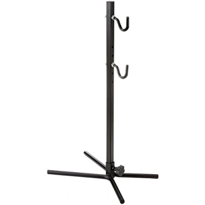 Abbildung von Point Fahrradhalter Präsentationsständer mit gummierten Haken verstellbar für jeden Rahmentyp, schwarz, 13600201