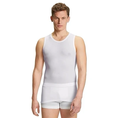 Abbildung von FALKE Herren Baselayer Shirt Ultralight Cool M S/L SH Funktionsmaterial schnelltrocknend 1 Stück, Weiß (White 2860),
