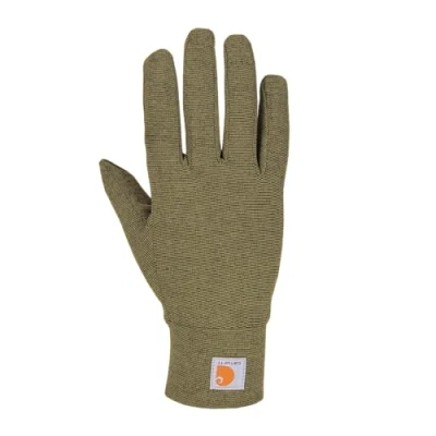 Abbildung von Carhartt Herren Schwerer Force Liner Handschuhe für kaltes Wetter, Burnt Olive Heather, XL