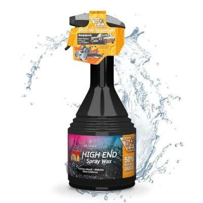 Abbildung von DR. WACK A1 HIGH END Spray Wax 750 ml (50% mehr Inhalt gratis) Limited Edition Autowachs mit Abperl Effekt Sprühwachs für Lackschutz &amp; Glanz Auto Lackversiegelung Hochwertige Autopflege