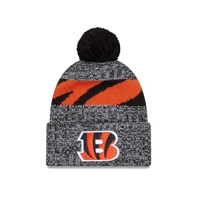Abbildung von New Era Cincinnati Bengals NFL 2023 Sideline Sport Knit OTC Black Orange Beanie One Size