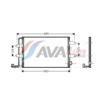 Abbildung von Kondensator, Klimaanlage AVA COOLING VNA5252