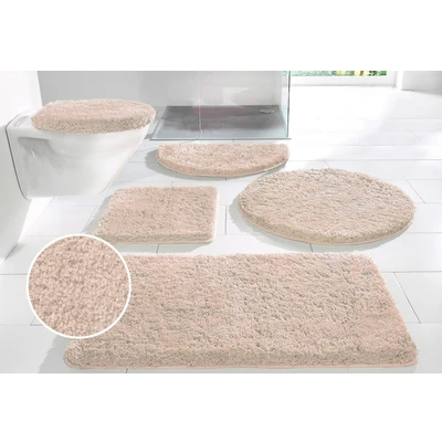 Abbildung von OTTO home Badematte "Sanremo, Badvorleger, Badezimmer Teppich, sehr weich" Höhe 30 mm rutschhemmend beschichtet fußbodenheizungsgeeignet schnell trocknend Badteppich, unifarben, rechteckig, rund &amp; als 3-tlg. Set erhältlich
