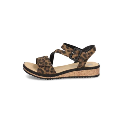 Abbildung von Rieker Damen Klassische Sandalen V3660, Frauen Sandalen,Freizeitschuhe,Sommerschuhe,offene Schuhe,Strandschuhe,Multi (90),38 EU / 5 UK