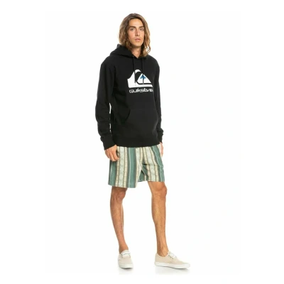 Abbildung von Quiksilver BIG LOGO Kapuzenpullover, Herren, Größe: Medium, Black