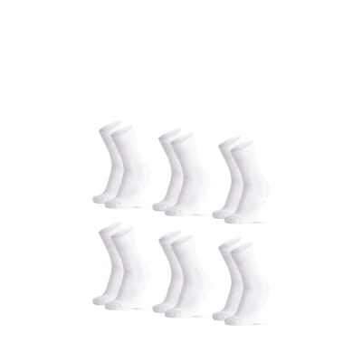 Abbildung von Danish Endurance Tennis CREW 6 PACK Socken, Größe: 35 38, White