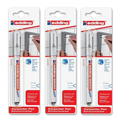 Abbildung von 5er Sparpack edding 4 8850 1 4001 Spezialmarker Bohrloch pen DIY, 0.7 mm, schwarz (5)