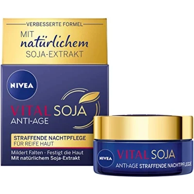 Abbildung von Nivea Vital SOYA Antiage Lifting Night CARE Nachtpflege, Größe: 50 ml,