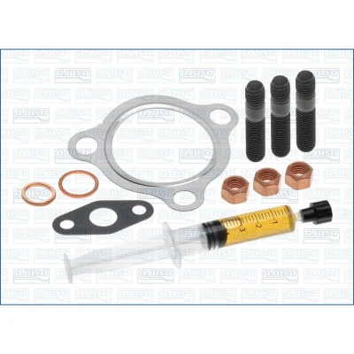 Abbildung von AJUSA JTC11355 Montagesatz, Lader syringe with oil mit Dichtungen Montageanleitung SAAB: 9 3 Estate, Saloon, OPEL: Vectra C Caravan