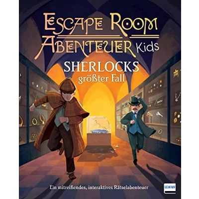 Abbildung von Escape Room Abenteuer Kids Sherlocks größter Fall: Ein mitreißendes interaktives Rätselabenteuer für Kinder ab 8 Jahren