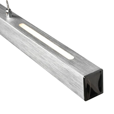 Abbildung von Reality Leuchten LED Pendelleuchte Paros R32043105, Aluminium gebürstet, inklusiv 1x 21 Watt und 2x 5,5 LED, Switch Dimmer