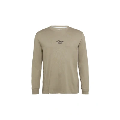 Abbildung von Langarm Shirt mit Logo Stickerei