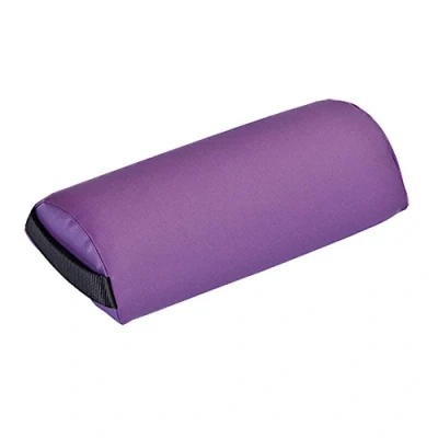 Abbildung von EARTHLITE Nackenrolle Langlebige Massage Nackenrolle, 100% PU Polsterung inkl. Gurtgriff, Profiqualität für Massageliegen, Rückenschmerzen, Amethyst
