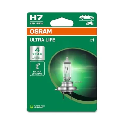 Abbildung von OSRAM 64210ULT 1BL Glühlampe, Fernscheinwerfer H7 12V 55W