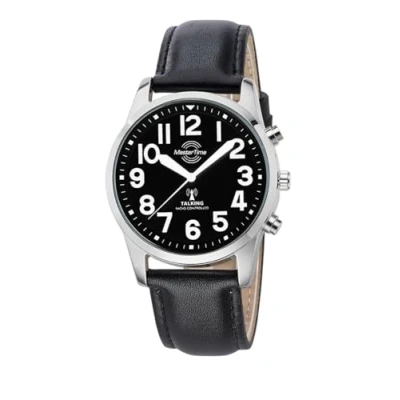 Abbildung von Master Time Funk Quarz Sprechende Herren Uhr Analog mit Metall Armband MTGA 10869 22Z